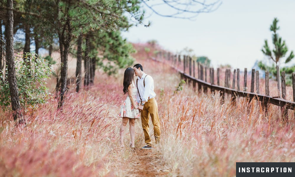 Fall Engagement Photos Captions For Instagram