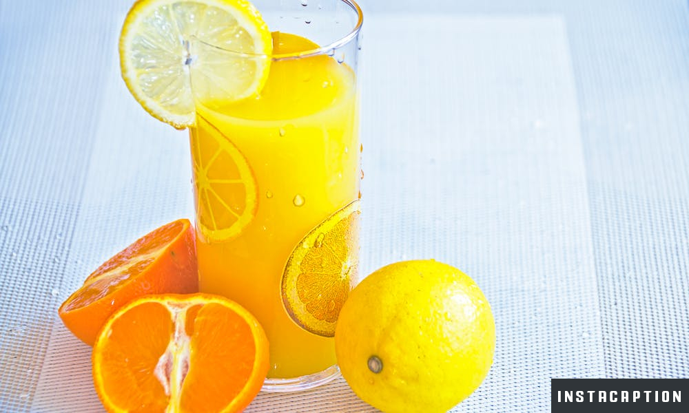 Lemon Juice Captions For Instagram