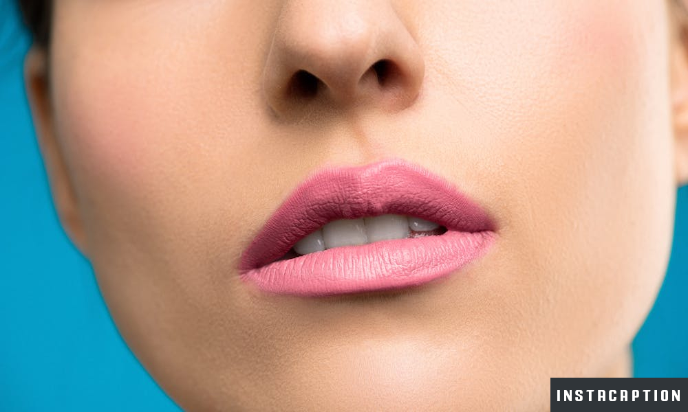 Pink Lipstick Captions For Instagram